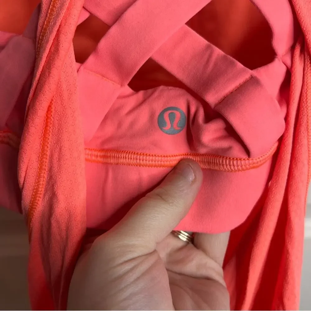 Lululemon Ready & Go Tank Built In Bra Very Light Flare Size 4 - Picture 5 of 6